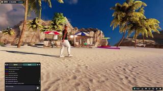 3DXUnion 3DXChat hot dancing on the beach