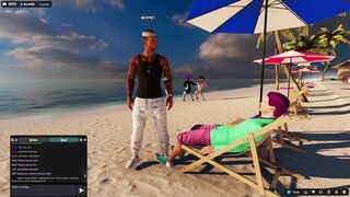 3DXUnion 3DXChat hot dancing on the beach