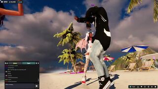 3DXUnion 3DXChat hot dancing on the beach