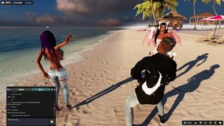 3DXUnion 3DXChat hot dancing on the beach