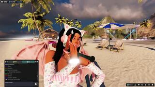 3DXUnion 3DXChat hot dancing on the beach