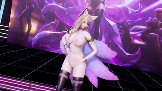 [MMD] Bestie - Love Options Ahri Uncensored 3D Nude Dance
