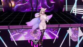 [MMD] Bestie - Love Options Ahri Uncensored 3D Nude Dance