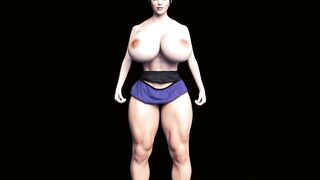 Girl's Spontaneous Muscle Growth