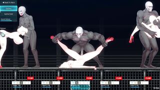 Blondes Gangbanged By Alien Zombies
