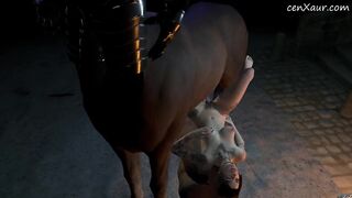 Knight Centaur missionary anal (PC VR-Desktop Game Play, kentaur production by cenXaur)