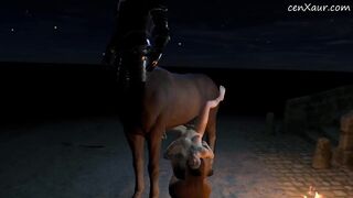 Knight Centaur missionary anal (PC VR-Desktop Game Play, kentaur production by cenXaur)