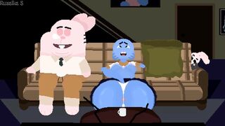 Nicole teaches Gumball how to have sex