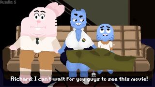 Nicole teaches Gumball how to have sex