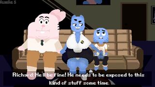 Nicole teaches Gumball how to have sex