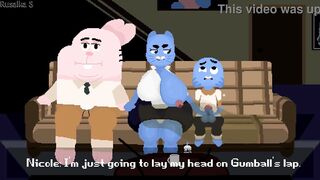 Nicole teaches Gumball how to have sex