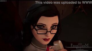 Hot Elizabeth sucks a cock while talking on the phone