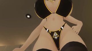 Lioness Giantess (Breast Expansion Sketch)