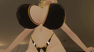 Lioness Giantess (Breast Expansion Sketch)