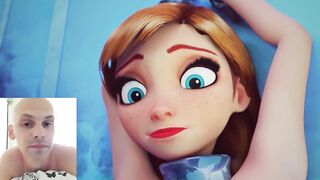 Elsa Anna Frozen sex Ice test