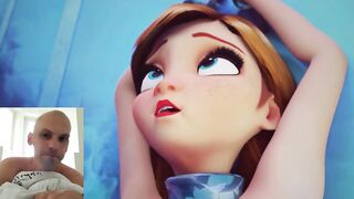 Elsa Anna Frozen sex Ice test