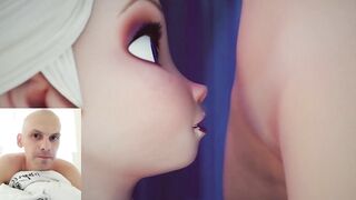 Elsa Anna Frozen sex Ice test