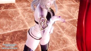[MMD] Loona - PTT (Paint The Town) Sexy Kpop Dance Ahri Akali Seraphine League of Legends KDA