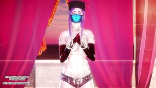 [MMD] Loona - PTT (Paint The Town) Sexy Kpop Dance Ahri Akali Seraphine League of Legends KDA