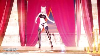 [MMD] Loona - PTT (Paint The Town) Sexy Kpop Dance Ahri Akali Seraphine League of Legends KDA
