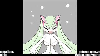Gif Compilation - Monster Girls, Robot Girls, Breast Expansion (animations by Zedrin)
