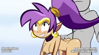 Gif Compilation - Monster Girls, Robot Girls, Breast Expansion (animations by Zedrin)