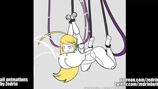 Gif Compilation - Monster Girls, Robot Girls, Breast Expansion (animations by Zedrin)
