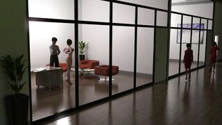 Selah in Her new Office - Boss Son Caught finger fucking Secretary's Asshole and Pussy