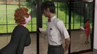 Selah in Her new Office - Boss Son Caught finger fucking Secretary's Asshole and Pussy