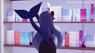 Vtuber Shylily Fucks for a Job Promotion... Lots of Creampies - Anime Hentai 3d Compilation