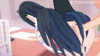 Vtuber Shylily Fucks for a Job Promotion... Lots of Creampies - Anime Hentai 3d Compilation