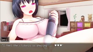Dosukebe Chat Lady Chisato-chan [v1.7] [happypink] petting pussy with a big vibrator