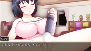 Dosukebe Chat Lady Chisato-chan [v1.7] [happypink] petting pussy with a big vibrator