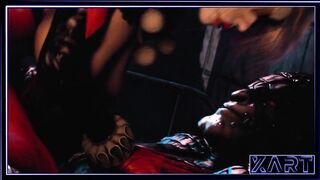 Halloween party Harley Quinn fucks hard in anal