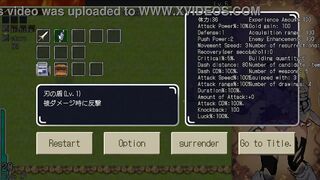 Warrior girl having sex with soldiers in Great Senka action rpg hentai game video