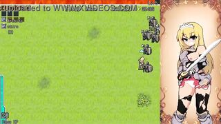 Warrior girl having sex with soldiers in Great Senka action rpg hentai game video
