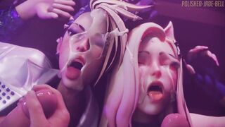 Akali & Ahri Facial Makeover Animated by @bell_nsfw Voiced by @HaruLunaVA on twitter