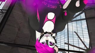 Skunk facesits and facefarts on you for a gym job