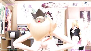 princess from Mario bros move that ass