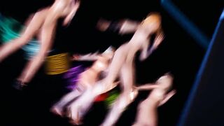 [MMD] Genshin Impact Jean Keqing McGeo Barbara Hot Strip Dance 4K UHD 60FPS