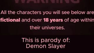 Tanjiro fucks Kanao very hard-demon slayer