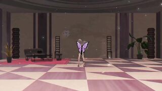 R-18 Arknights Skadi x Butterfly and Insects - Dream of You - Purple Wings Color Edit Smixix