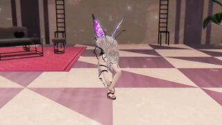 R-18 Arknights Skadi x Butterfly and Insects - Dream of You - Purple Wings Color Edit Smixix