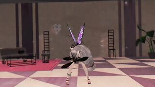R-18 Arknights Skadi x Butterfly and Insects - Dream of You - Purple Wings Color Edit Smixix