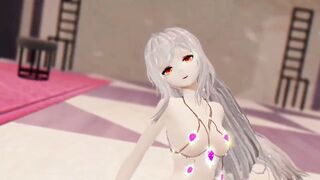 R-18 Arknights Skadi x Butterfly and Insects - Dream of You - Purple Wings Color Edit Smixix