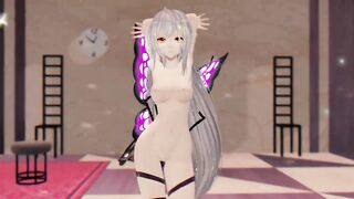 R-18 Arknights Skadi x Butterfly and Insects - Dream of You - Purple Wings Color Edit Smixix
