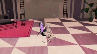 R-18 Arknights Skadi x Butterfly and Insects - Dream of You - Purple Wings Color Edit Smixix