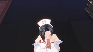 3D HENTAI POV nurse sucked her patient's cock
