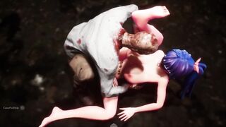 She Loves Monster Zombie Cock 3D Big Tits Rough Hentai