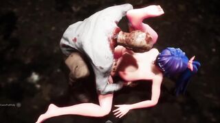She Loves Monster Zombie Cock 3D Big Tits Rough Hentai